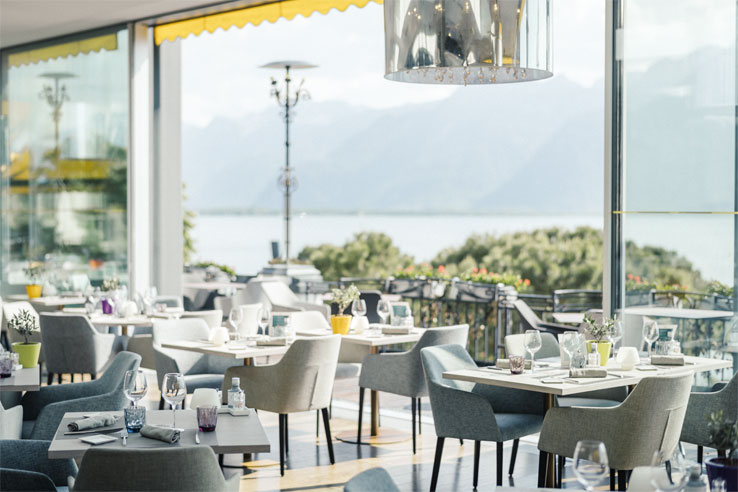 Grand Hotel Suisse Majestic, restaurant